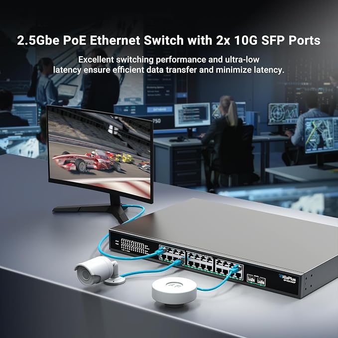 26 Port 2.5Gb Unmanaged PoE Switch - Image 6