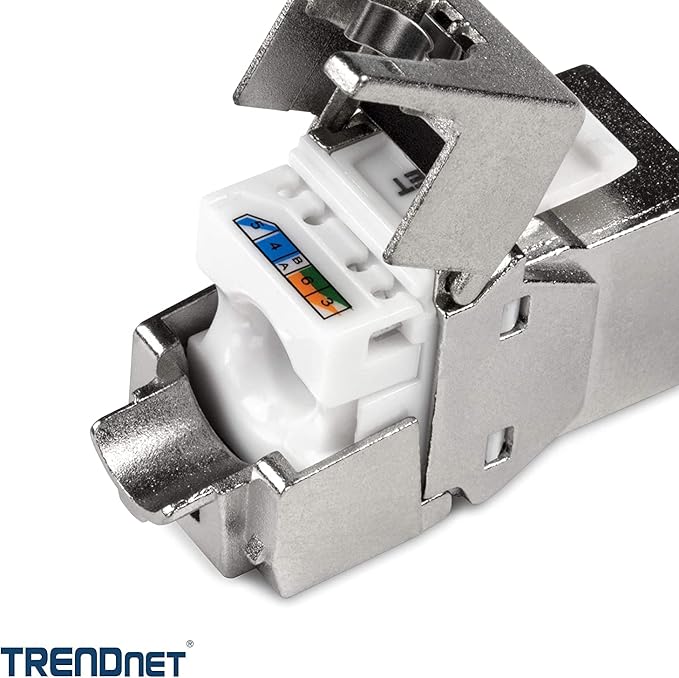 TRENDnet Shielded Cat6A RJ45 Keystone Jack 6-Pack Bundle, Use - Image 10