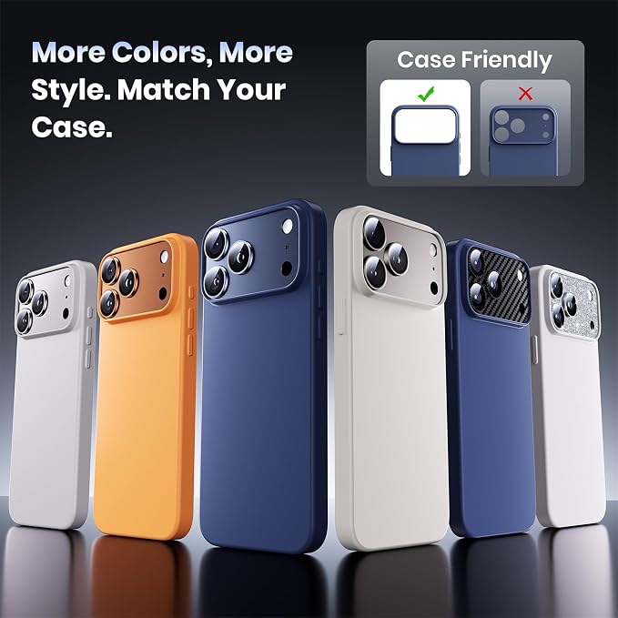 Hoerrye for iPhone 17 Pro Max Camera Lens Protector - Image 6