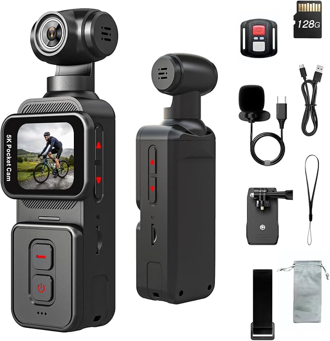 5K Pocket Vlogging Camera Body Camera by Soulgenix-PoweringYourPotential
