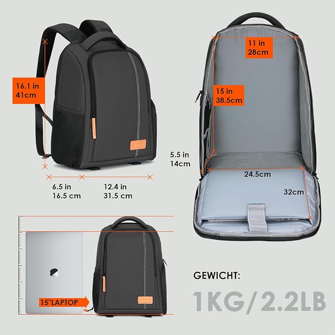 TARION Camera Backpack for Photographers - Image 8