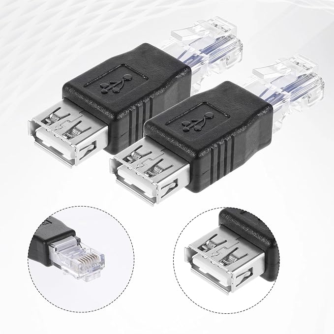 2 PCS USB to Ethernet Adapter, Ethernet to USB Adapter USB to Rj45 Ethernet - Image 4