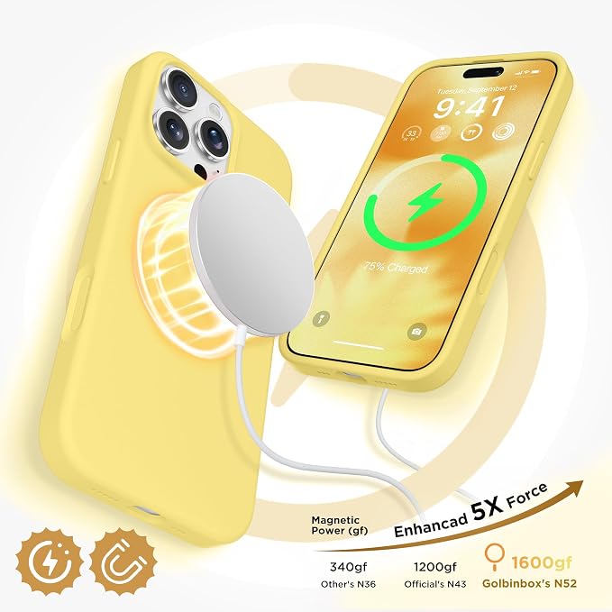 GolbinBox Magnetic for iPhone 16 Pro Case, Compatible - Image 3