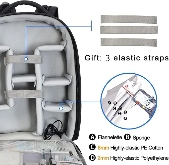 CADeN Camera Backpack Professional DSLR Bag - Image 6