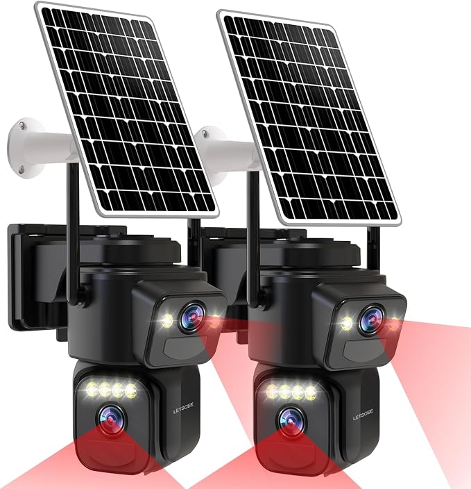 LETSCEE Security Cameras Outdoor WiFi, 5G/2.4G Cameras by LETSCEE