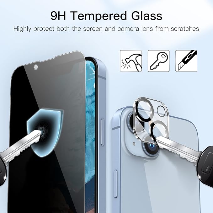 JETech Privacy Full Coverage Screen Protector - Image 6