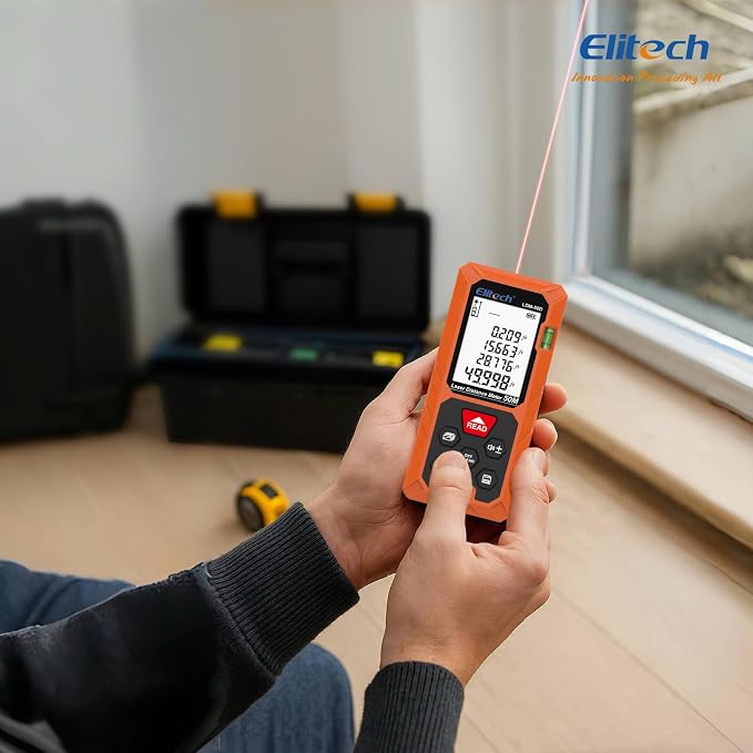Elitech Laser Measuring Tool 165ft - Image 5
