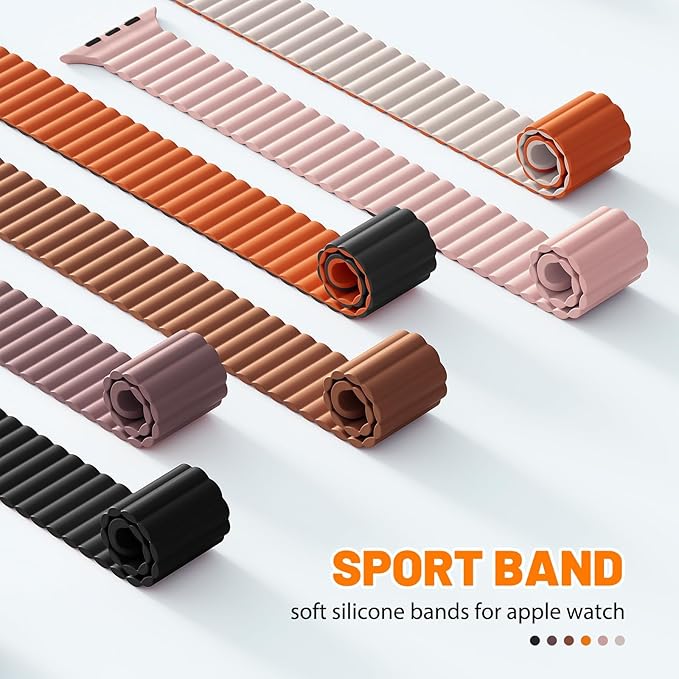 Magnetic Sport Bands for Apple Watch Band 40mm 38mm 41mm 42mm 44mm 45mm 46mm - Image 4