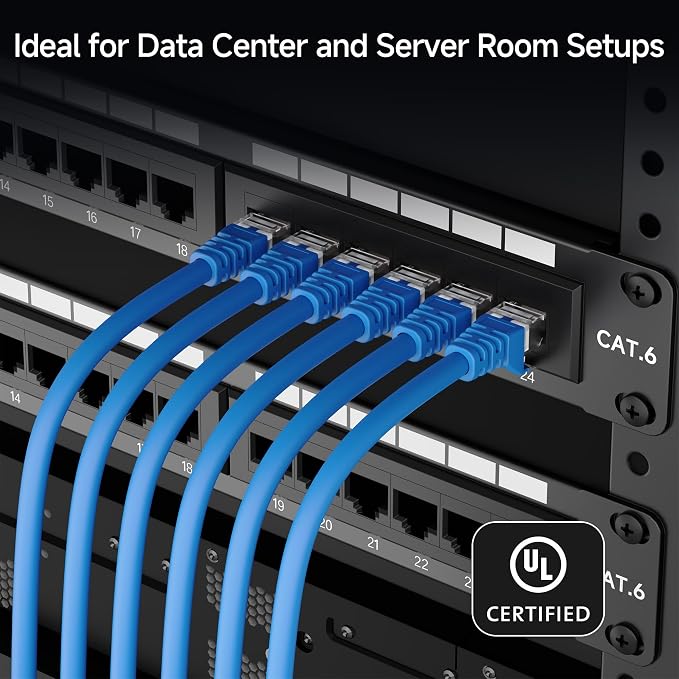 Cable Matters 24 Port Patch Panel Rackmount or Wall Mount 19-Inch, 1U Cat6 - Image 3