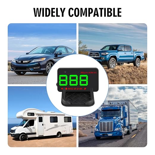 Windshield Heads Up Display for Cars GPS Speedometer for Car Digital - Image 6