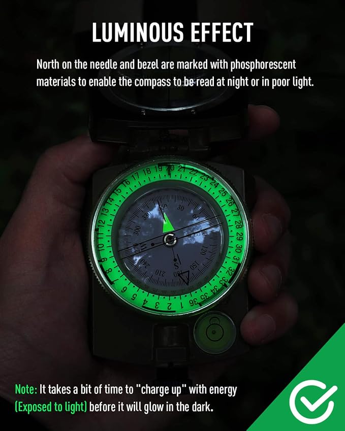 Eyeskey Multifunctional Tactical Survival Military Compass - Image 7
