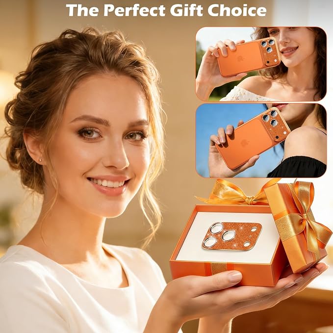 imluckies Compatible with iPhone 17 Pro Max Camera Lens Protector Bling - Image 7