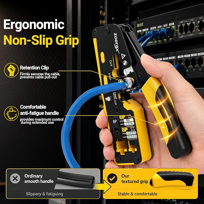 RJ45 Pass-Through Crimping Tool Kit - Image 2