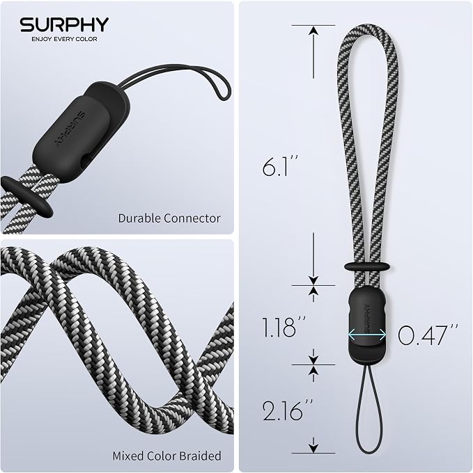 SURPHY 2 Pack Phone Lanyard for Cellphone Case, Phone Wrist Strap for Case - Image 5