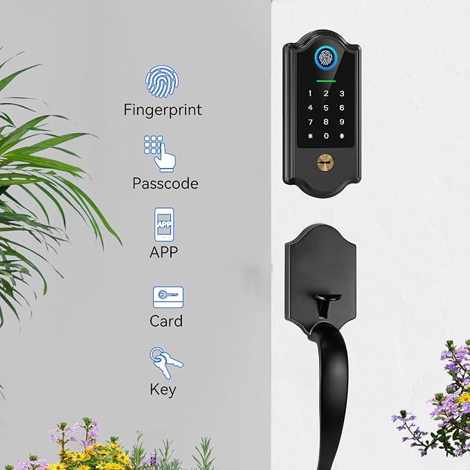 Smart Fingerprint Door Lock for Front Door – Keyless Entry Deadbolt - Image 3