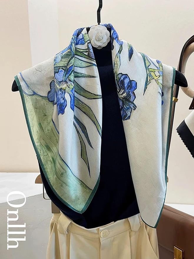 Silky Scarf for Women Lightweight Satin Bandanas Neck Hair Wrap For Sleeping - Image 5