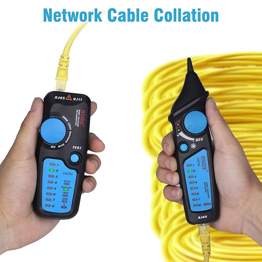 BSIDE Wire Tracker RJ45 RJ11 Network Cable Tester, Dual knob - Image 5