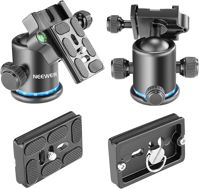 NEEWER 36MM Tripod Ball Head 360° Panoramic Metal - Image 3