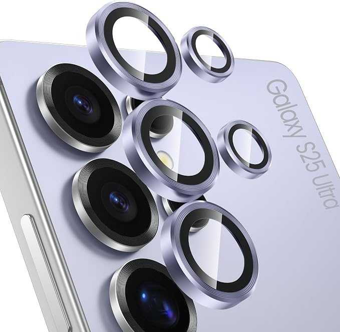 Tensea (3+2PCS Compatible with Samsung Galaxy S25 Ultra Camera Lens Protector by Tensea