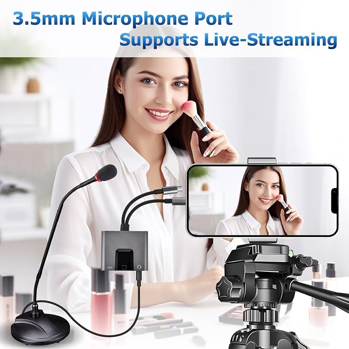 2 in 1 Lightning and Type C to RJ45 Ethernet Adapter Network Adapter, - Image 5