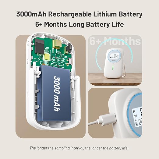 INKBIRD Smart Air Quality Monitor Indoor Ndir | Bluetooth 3 in 1 - Image 5