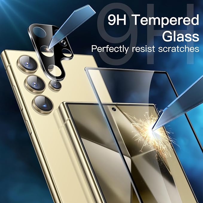 JETech Screen Protector for Samsung Galaxy S24 Ultra 5G 6.8-Inch - Image 5