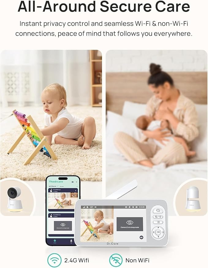 Dr.Care LumiView Plus Smart WiFi Baby Monitor - Image 2