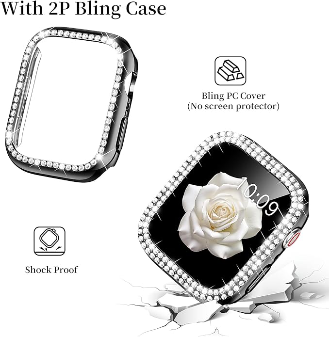 Mosonio Compatible with Apple Watch Band 38mm 40mm 41mm 42mm 44mm 45mm 46mm - Image 5