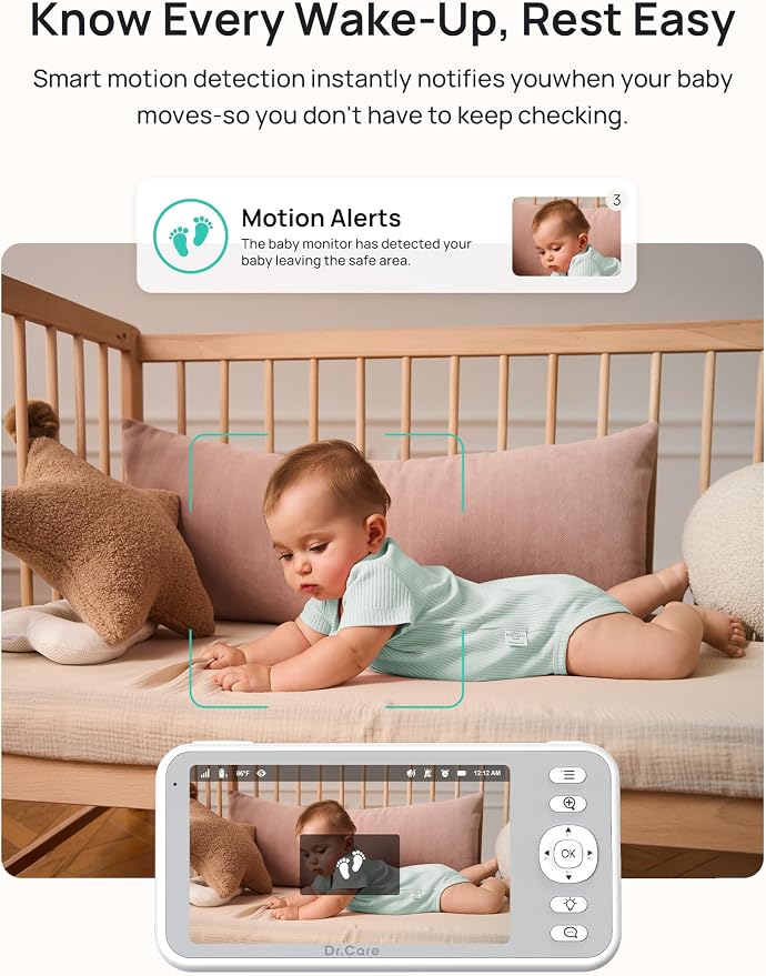 Dr.Care LumiView Smart WiFi Baby Monitor - Image 5