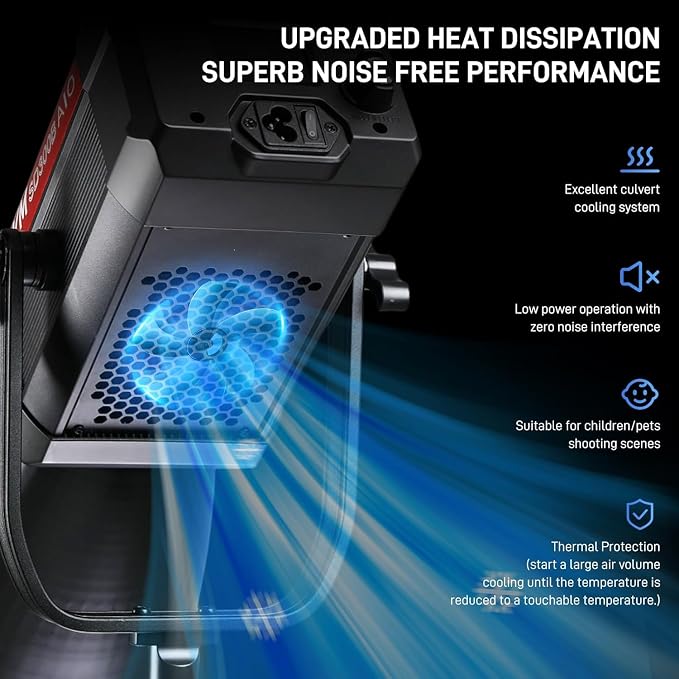 GVM Photography Lighting 300W Bi-Color Studio Lights - Image 5