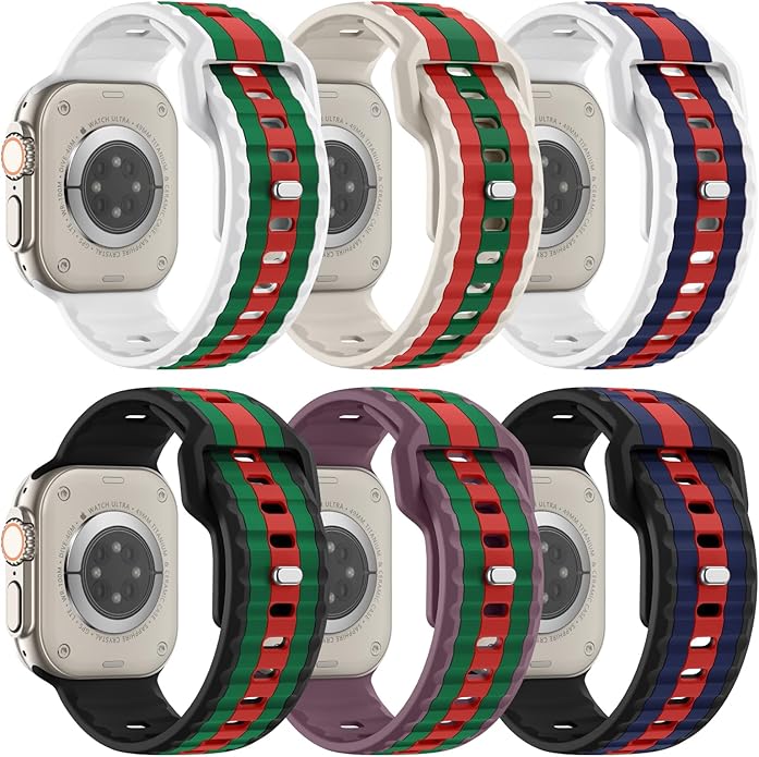 Sport Bands 6-Pack Compatible by Adorique