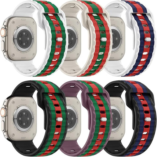 Sport Bands 6-Pack Compatible by Adorique