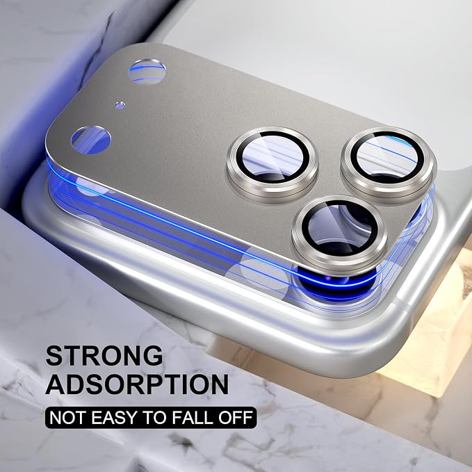 Choiche Compatible for iPhone 17 Pro Camera Lens Protector, Strong Adsorption - Image 5