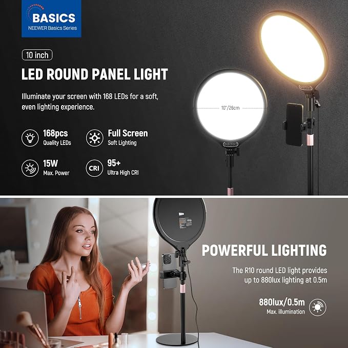 NEEWER Basics 10.5" Desk Ring Light - Image 3