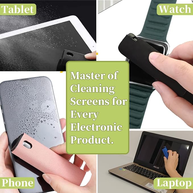 Electronic Touch Screen Cleaner Spray and Wiper, Car Laptop Phone Computer TV - Image 4