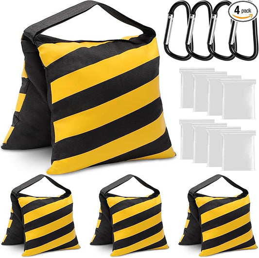 Aimosen 4 Packs Yellow Sandbag Weight Bags by Aimosen