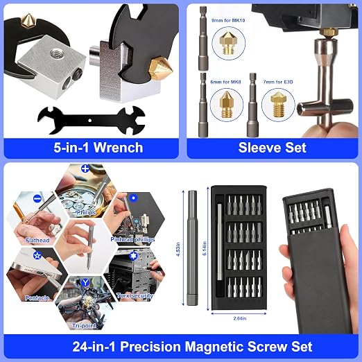 158 PCS 3D Printing Tool Kit, 3D Printing Accessories - Image 7