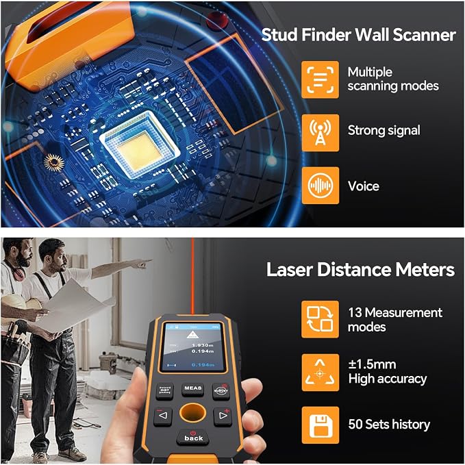 Stud Finder Wall Scanner - - Image 6