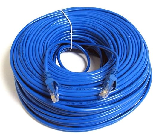 150ft Blue RJ45 CAT6 Ethernet LAN Network Internet Computer Patch Solid Wire 23 by UbiGear%C2%AE