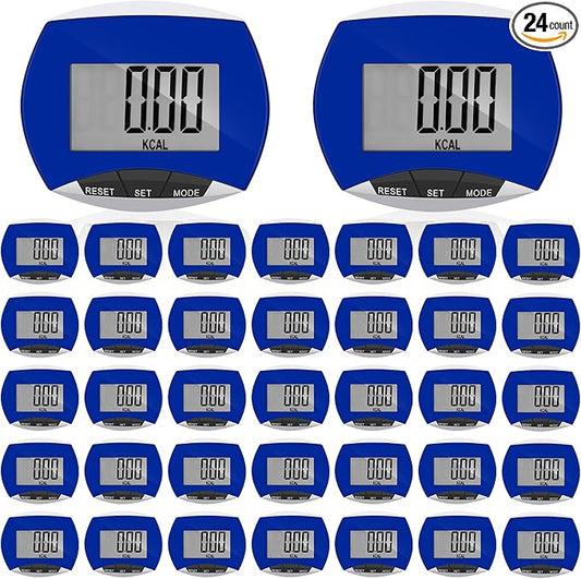 Weewooday Pedometer for Walking Steps and Miles Simple Pedometer Clip on by Weewooday