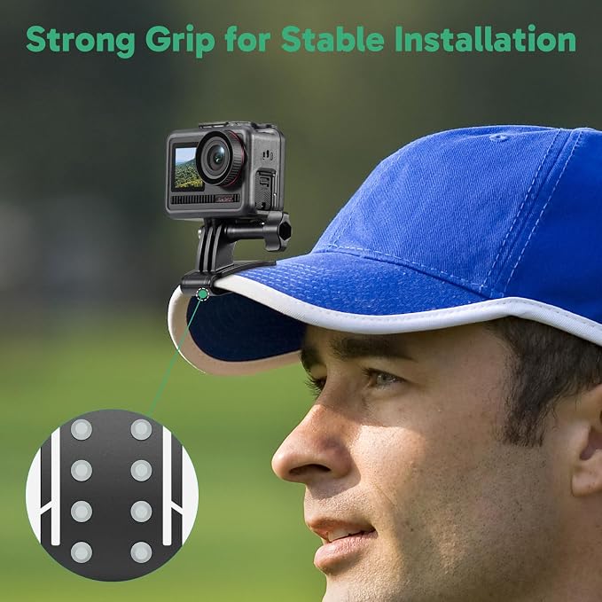 AKASO 2-in-1 Quick Release Adjustable Head Strap Mount - Image 5