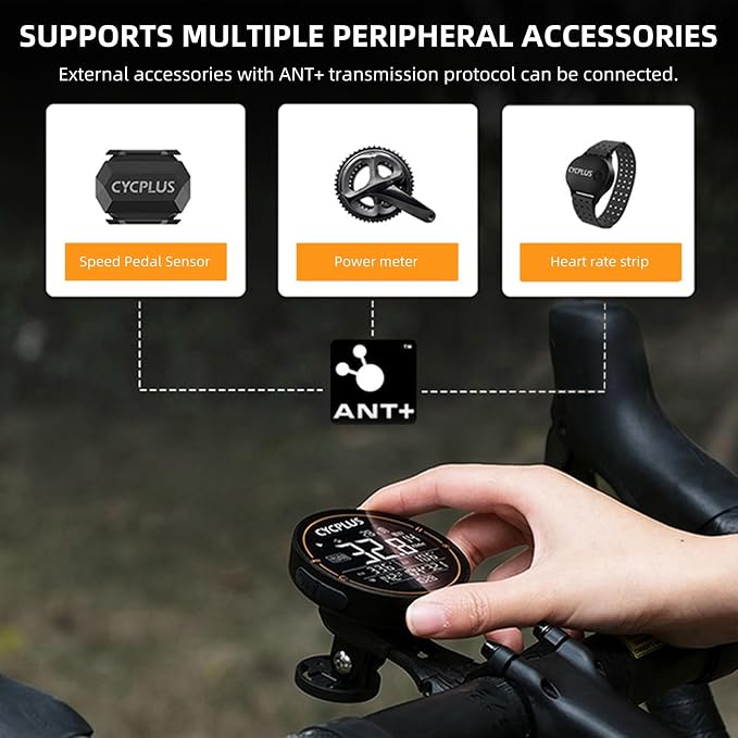 ROCKBROS Bike Computer Wireless GPS Accurate Bike Speedometer - Image 4