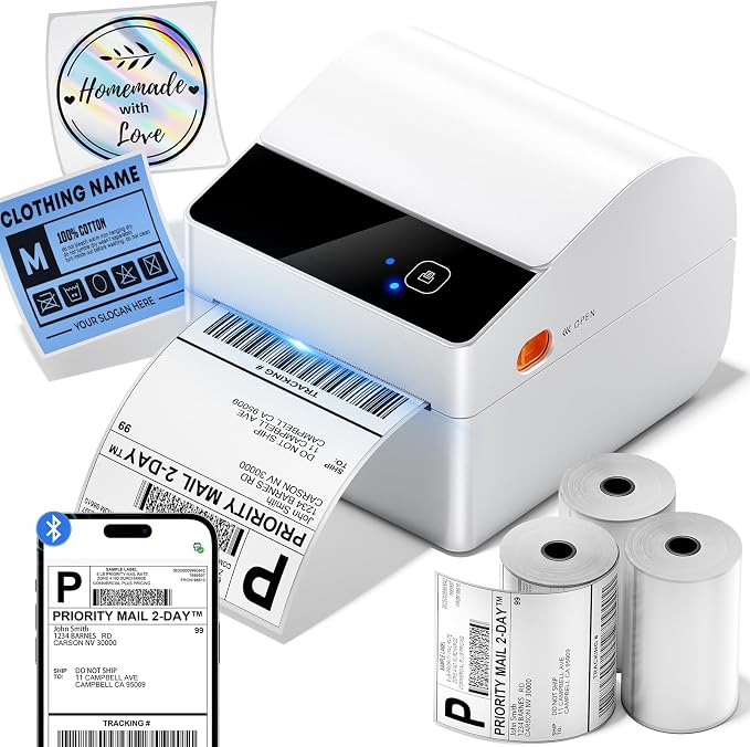 ASprink Bluetooth Shipping Label Printer by ASprink