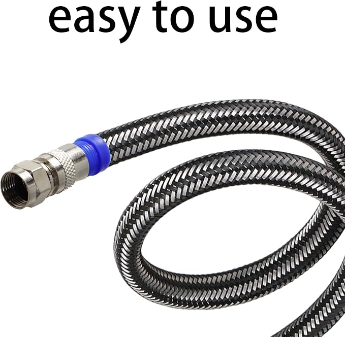 25Pcs RG6 F Type Connector Coaxial Compression Fitting, Cable Modem, Aerial - Image 6