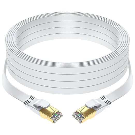 Cat 8 Ethernet Cable 50 FT, Outdoor&Indoor High Speed Heavy Duty Network LAN by Unknown