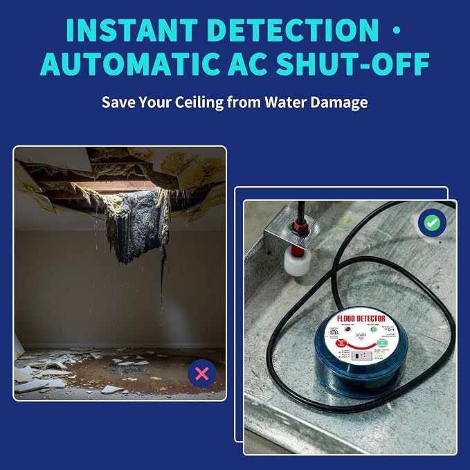 HVAC Flood Sensor Water Leak Detector - Image 2