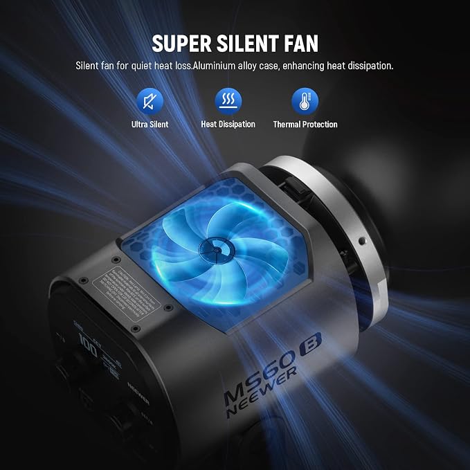 NEEWER MS60B LED Video Light 2.4G/APP Control, 65W Metal Mini Compact COB - Image 7