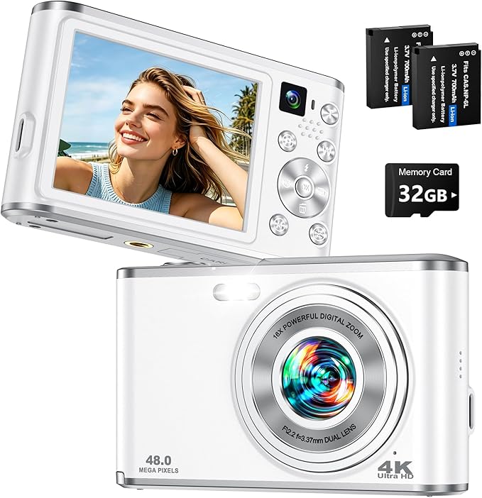 2026 Upgraded 4K Digital Camera by YOODEE