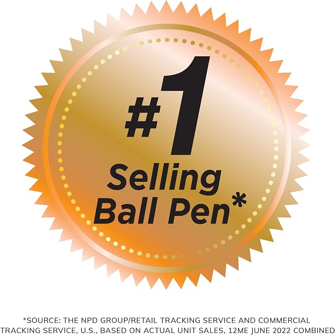 BIC Round Stic Xtra Life Ballpoint Pens, Medium Point, 60-Count Pack, Flexible - Image 9