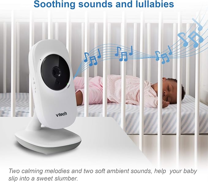 VTech Baby Monitor with 2 Cameras No WiFi & 5" Screen – Split-Screen, Patrol - Image 10